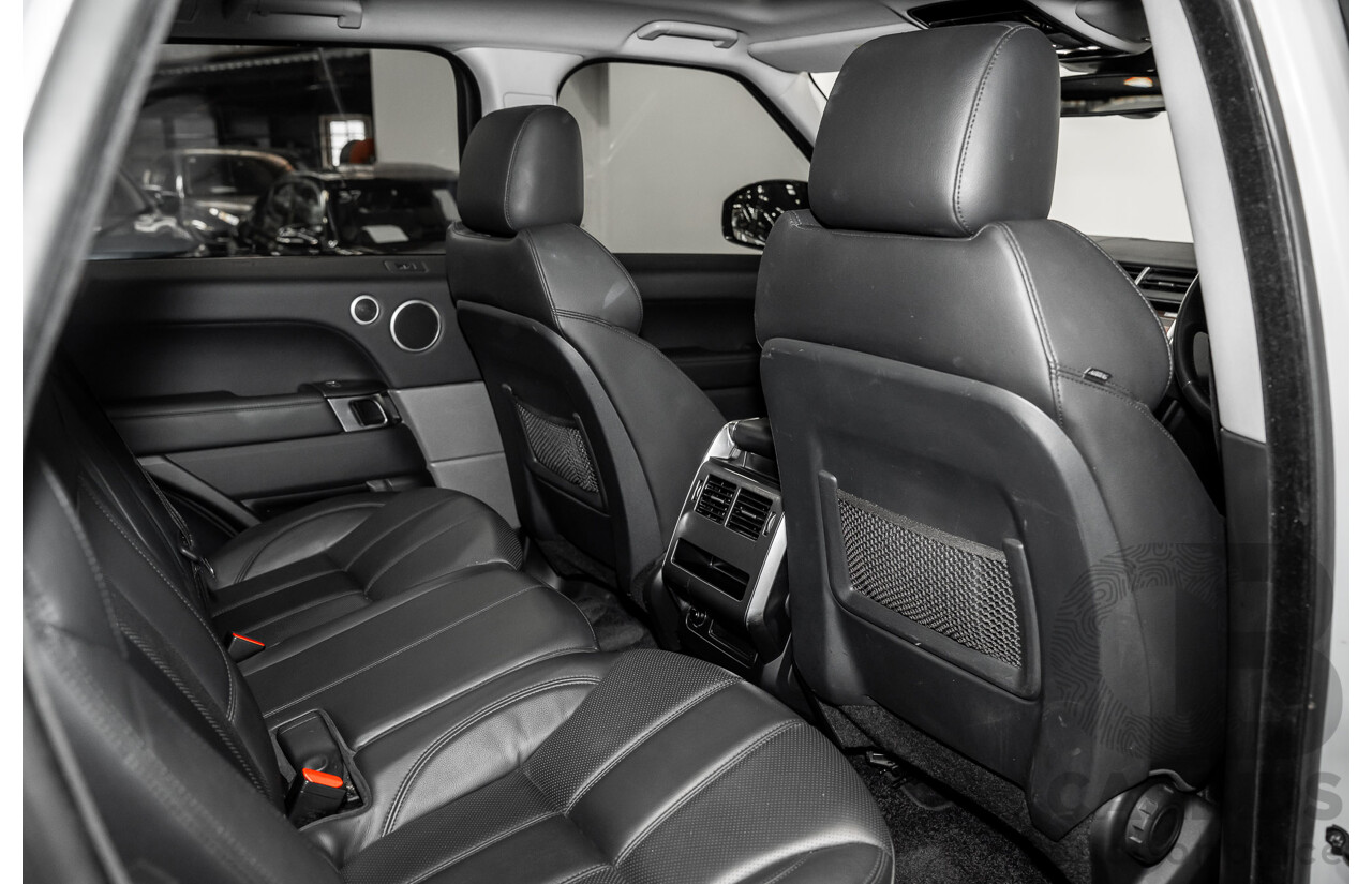 07/2017 Land Rover Range Rover Sport SD4 S (AWD) LW MY17 4D Wagon Glacier White Turbo Diesel 2.0L