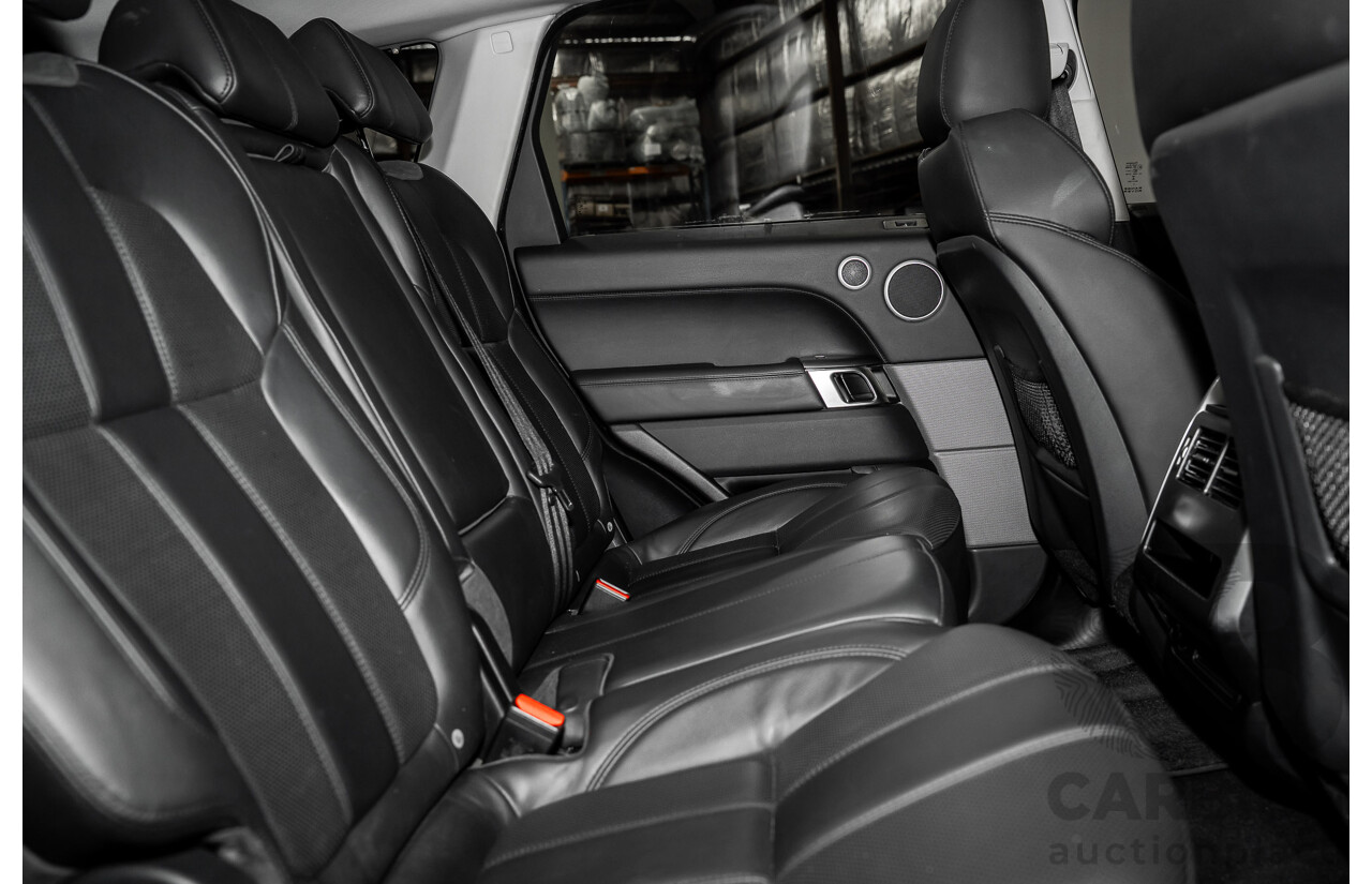 07/2017 Land Rover Range Rover Sport SD4 S (AWD) LW MY17 4D Wagon Glacier White Turbo Diesel 2.0L