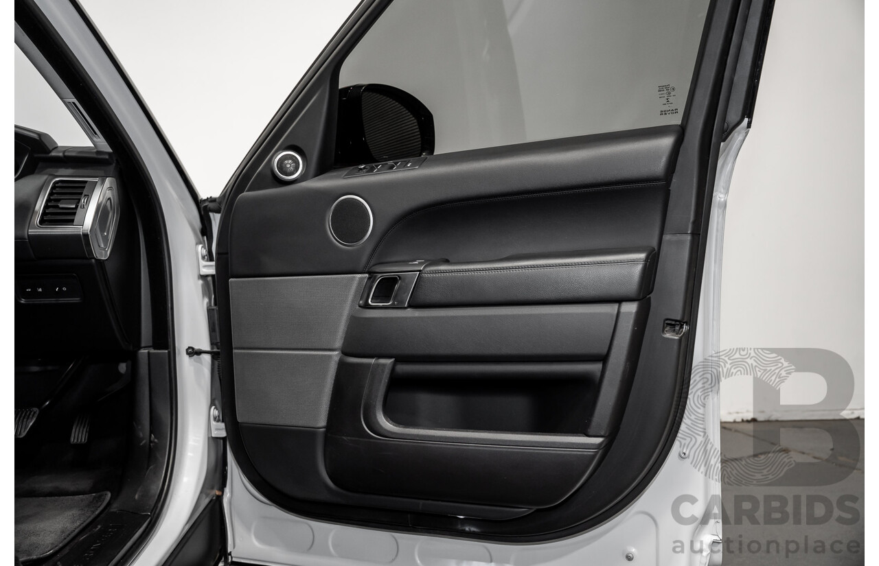 07/2017 Land Rover Range Rover Sport SD4 S (AWD) LW MY17 4D Wagon Glacier White Turbo Diesel 2.0L