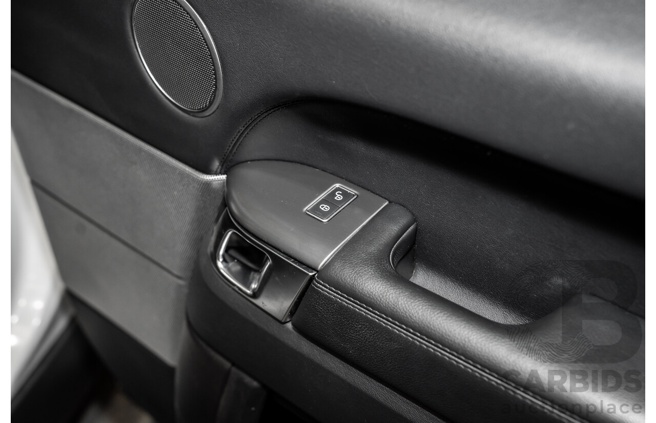 07/2017 Land Rover Range Rover Sport SD4 S (AWD) LW MY17 4D Wagon Glacier White Turbo Diesel 2.0L