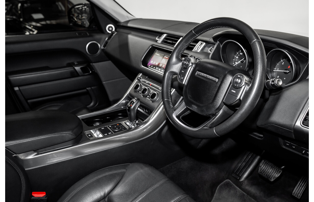 07/2017 Land Rover Range Rover Sport SD4 S (AWD) LW MY17 4D Wagon Glacier White Turbo Diesel 2.0L