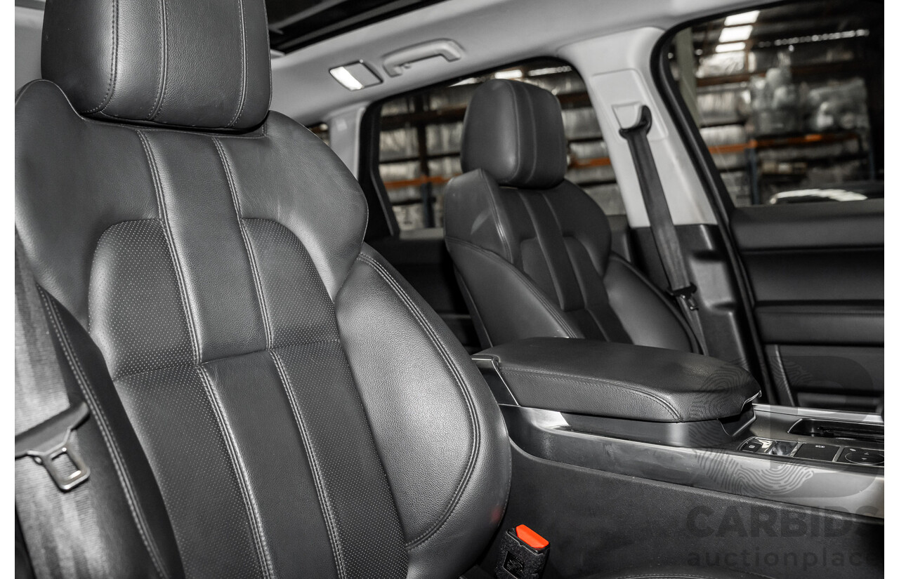 07/2017 Land Rover Range Rover Sport SD4 S (AWD) LW MY17 4D Wagon Glacier White Turbo Diesel 2.0L