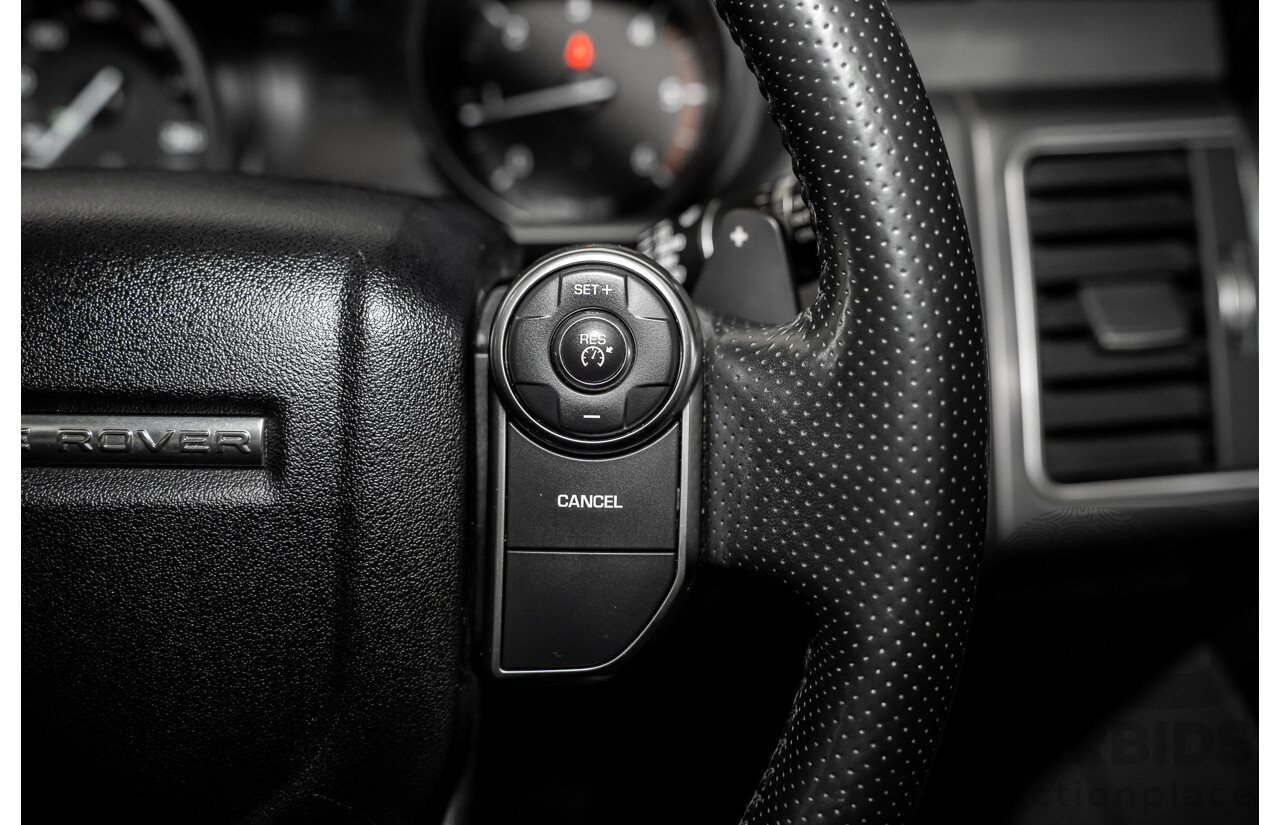 07/2017 Land Rover Range Rover Sport SD4 S (AWD) LW MY17 4D Wagon Glacier White Turbo Diesel 2.0L