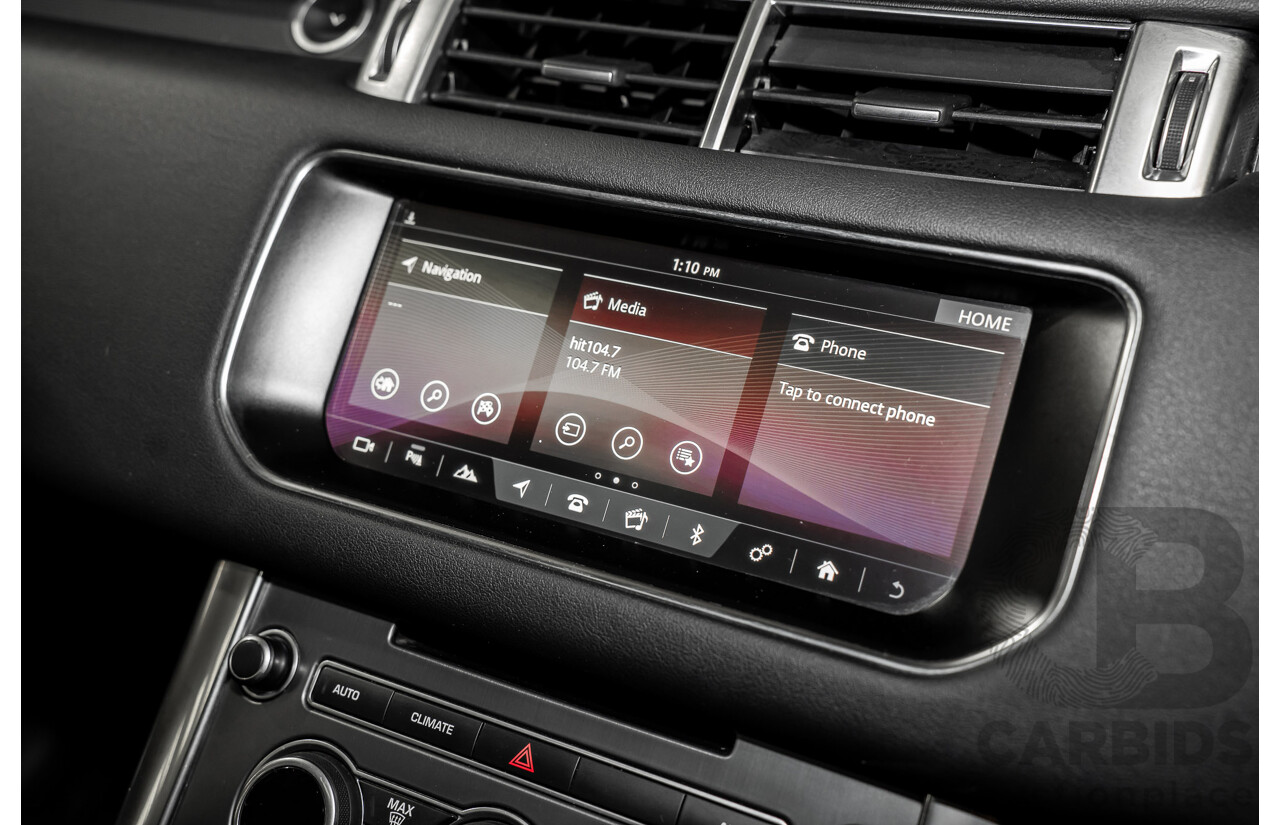 07/2017 Land Rover Range Rover Sport SD4 S (AWD) LW MY17 4D Wagon Glacier White Turbo Diesel 2.0L