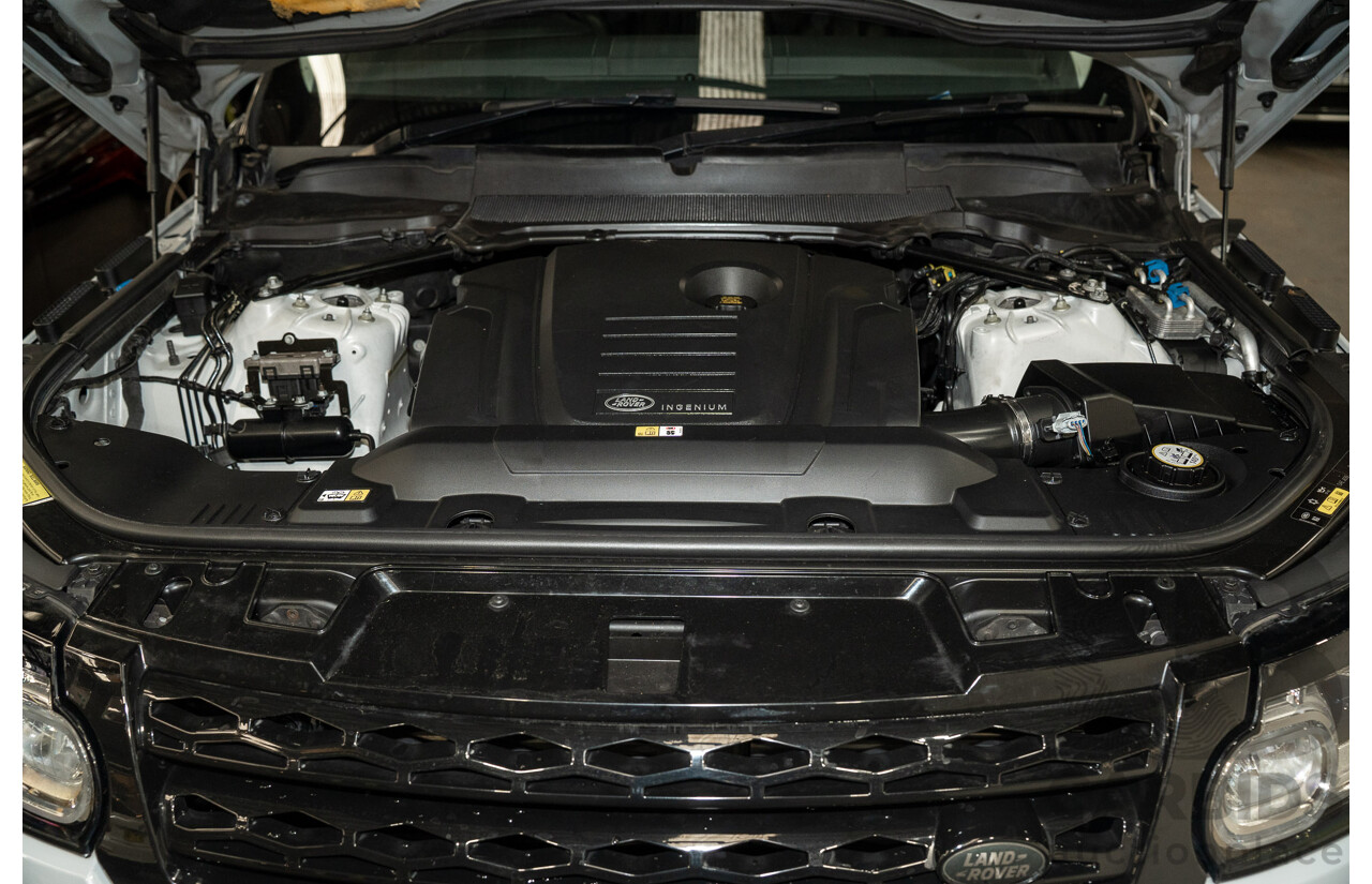 07/2017 Land Rover Range Rover Sport SD4 S (AWD) LW MY17 4D Wagon Glacier White Turbo Diesel 2.0L