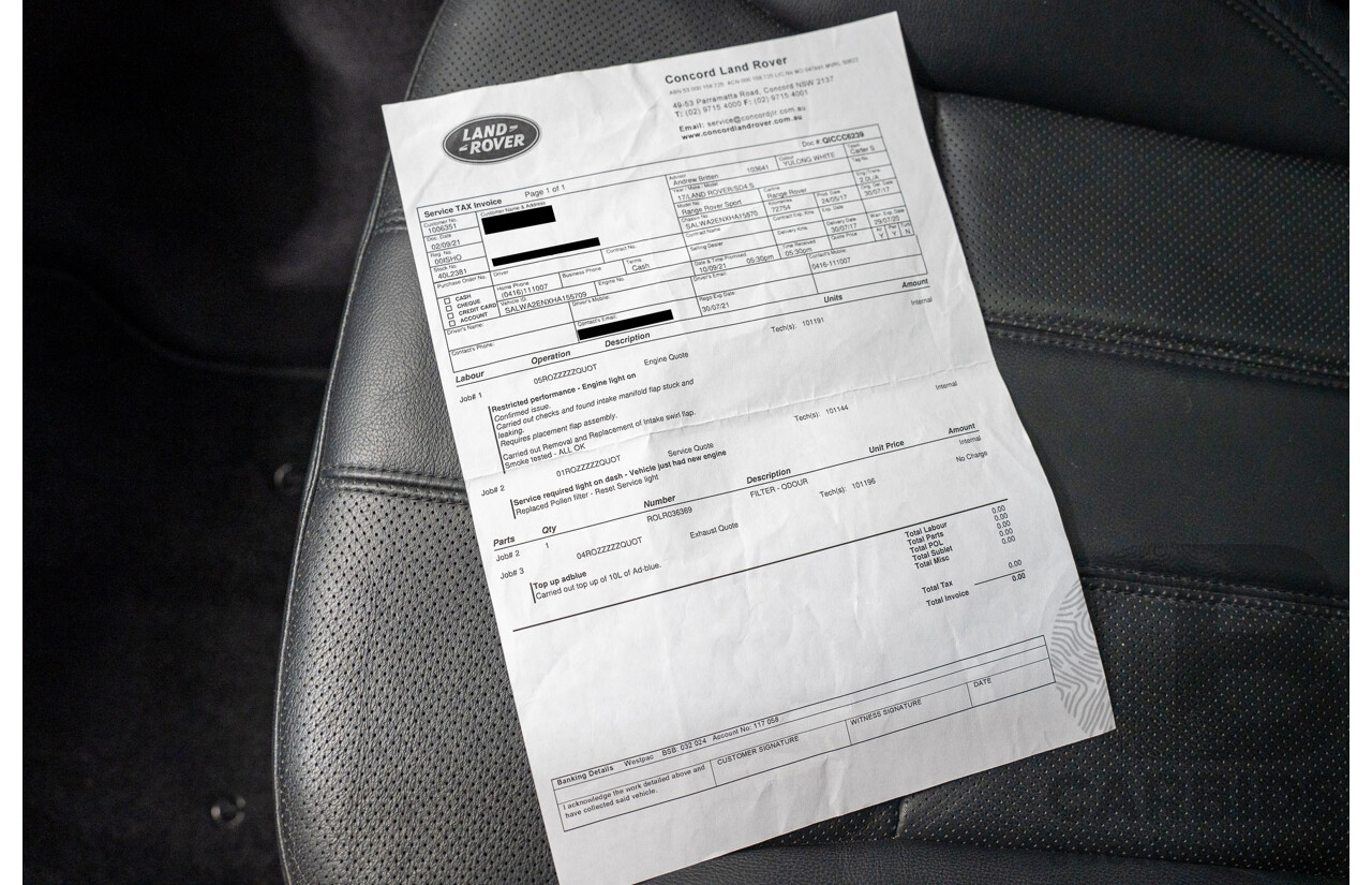 07/2017 Land Rover Range Rover Sport SD4 S (AWD) LW MY17 4D Wagon Glacier White Turbo Diesel 2.0L