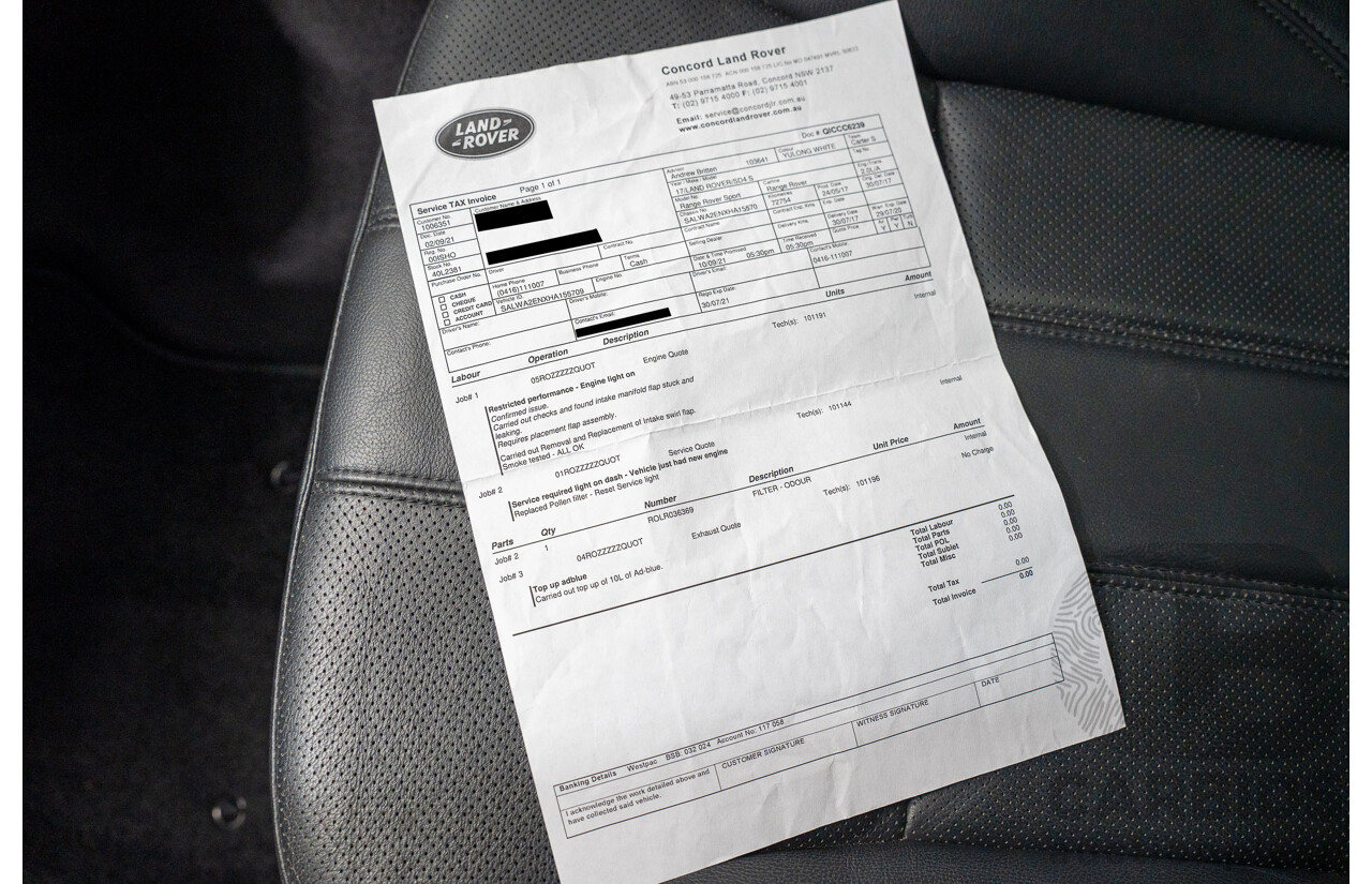 07/2017 Land Rover Range Rover Sport SD4 S (AWD) LW MY17 4D Wagon Glacier White Turbo Diesel 2.0L