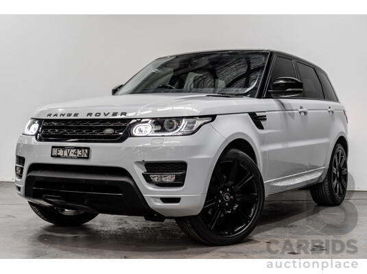 07/2017 Land Rover Range Rover Sport SD4 S (AWD) LW MY17 4D Wagon Glacier White Turbo Diesel 2.0L
