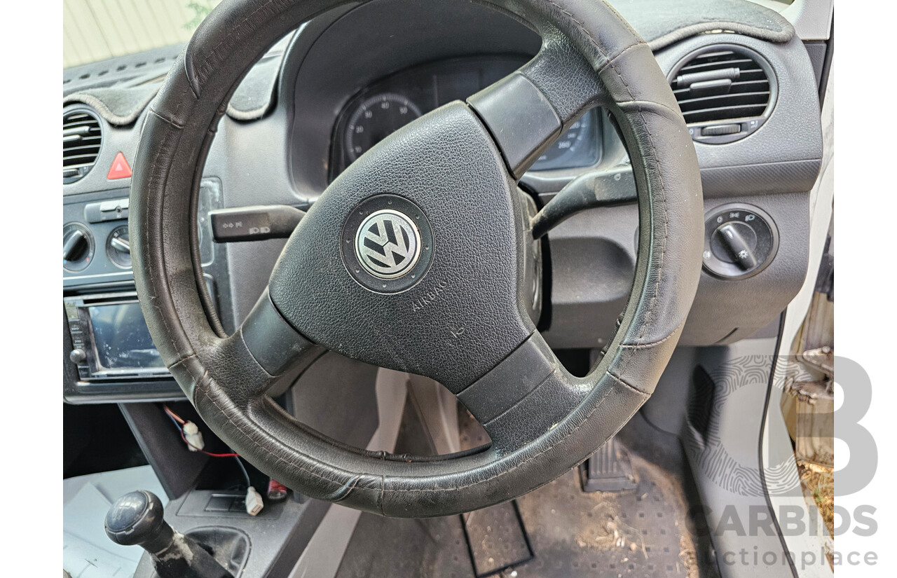 3/2007 Volkswagen Caddy 1.6 2K MY07 Van Candy White 1.6L