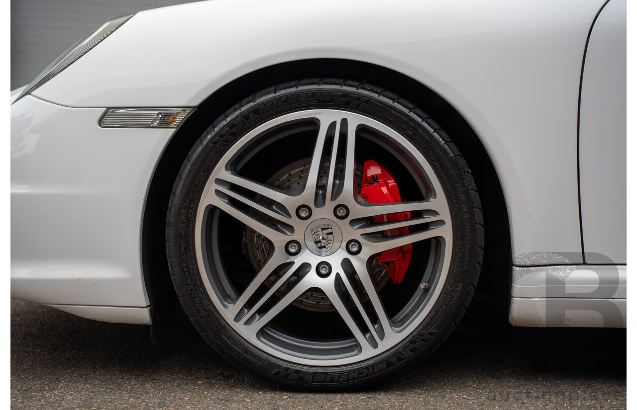 2007 Porsche 911 Carrera 4 S 997 (AWD) 2d Cabriolet Carrara White 3.8L - 12/13 Personal Import