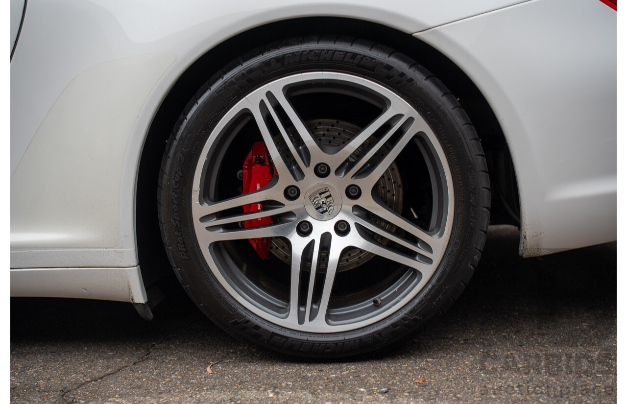 2007 Porsche 911 Carrera 4 S 997 (AWD) 2d Cabriolet Carrara White 3.8L - 12/13 Personal Import