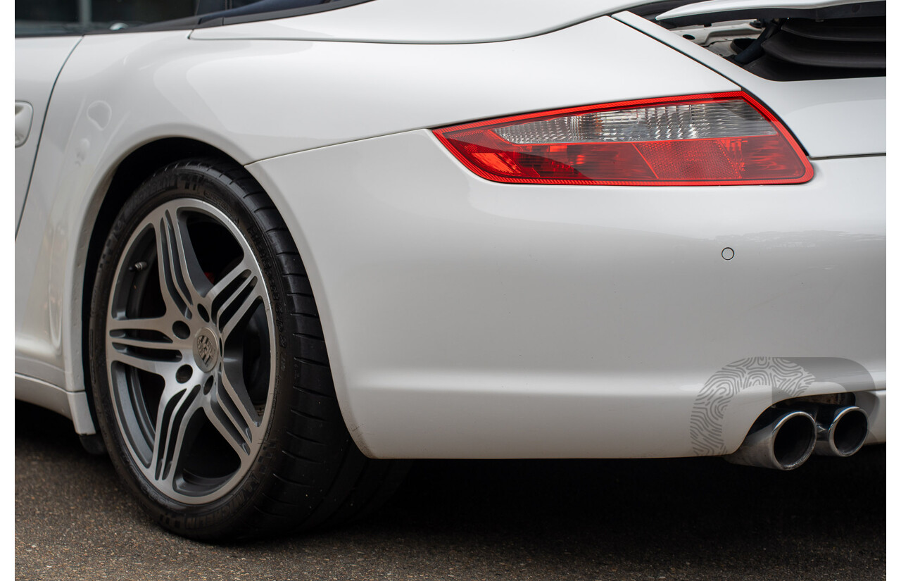 2007 Porsche 911 Carrera 4 S 997 (AWD) 2d Cabriolet Carrara White 3.8L - 12/13 Personal Import