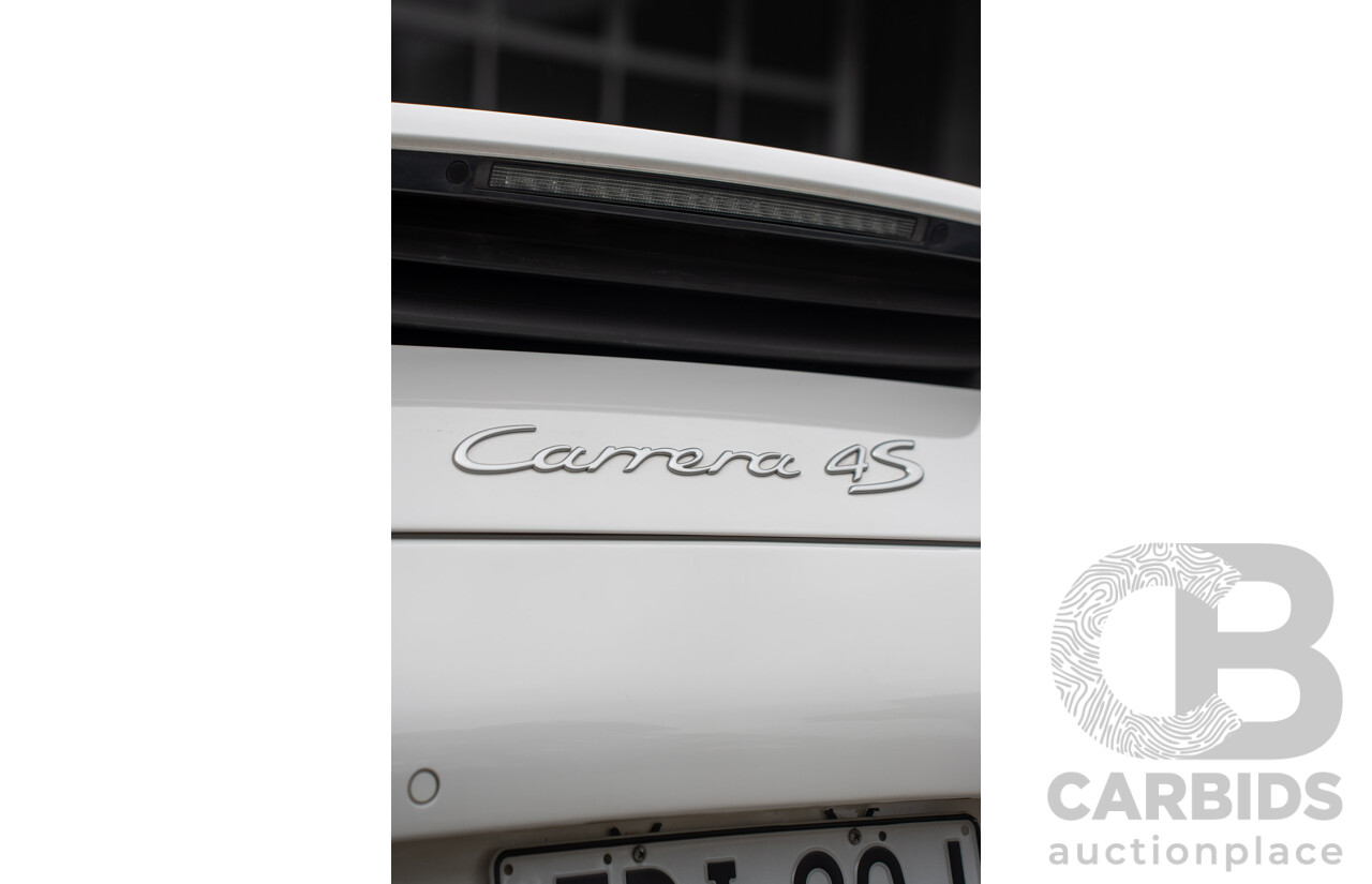 2007 Porsche 911 Carrera 4 S 997 (AWD) 2d Cabriolet Carrara White 3.8L - 12/13 Personal Import