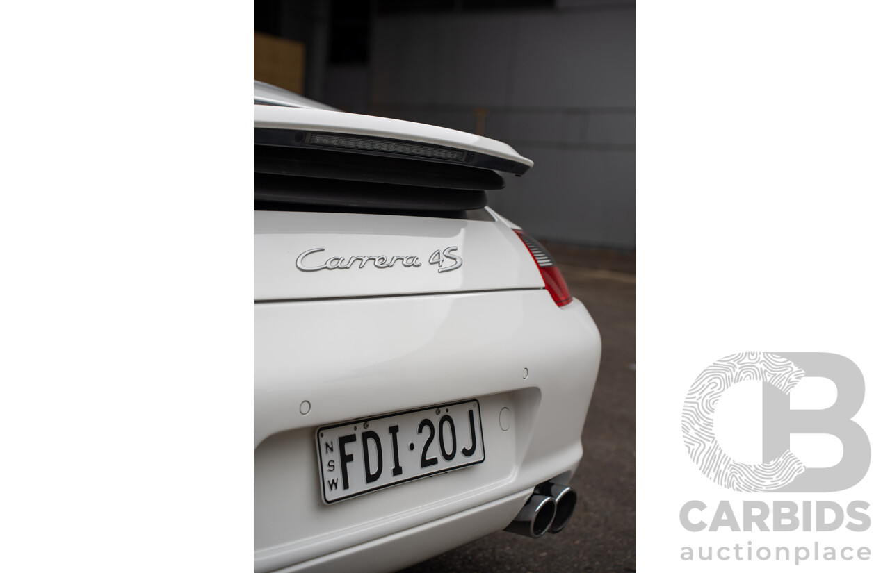 2007 Porsche 911 Carrera 4 S 997 (AWD) 2d Cabriolet Carrara White 3.8L - 12/13 Personal Import