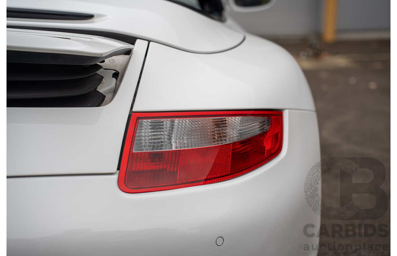 2007 Porsche 911 Carrera 4 S 997 (AWD) 2d Cabriolet Carrara White 3.8L - 12/13 Personal Import