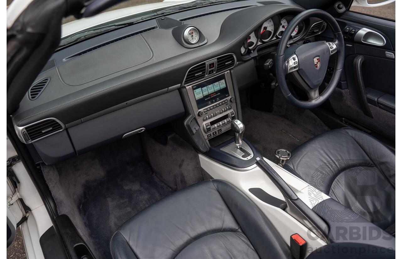 2007 Porsche 911 Carrera 4 S 997 (AWD) 2d Cabriolet Carrara White 3.8L - 12/13 Personal Import