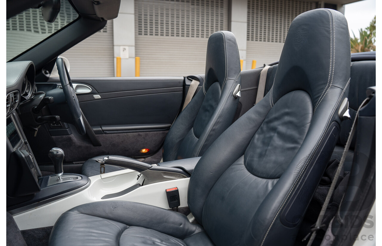 2007 Porsche 911 Carrera 4 S 997 (AWD) 2d Cabriolet Carrara White 3.8L - 12/13 Personal Import