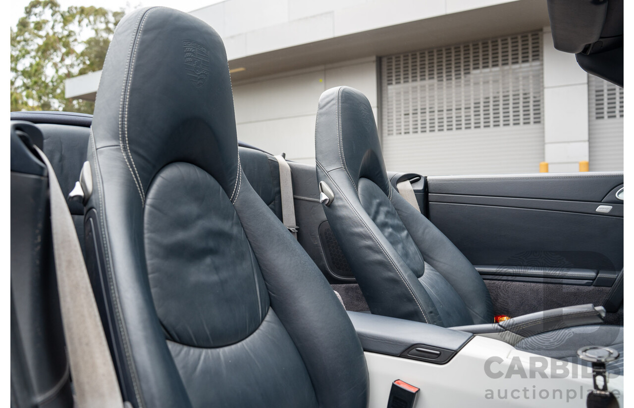 2007 Porsche 911 Carrera 4 S 997 (AWD) 2d Cabriolet Carrara White 3.8L - 12/13 Personal Import