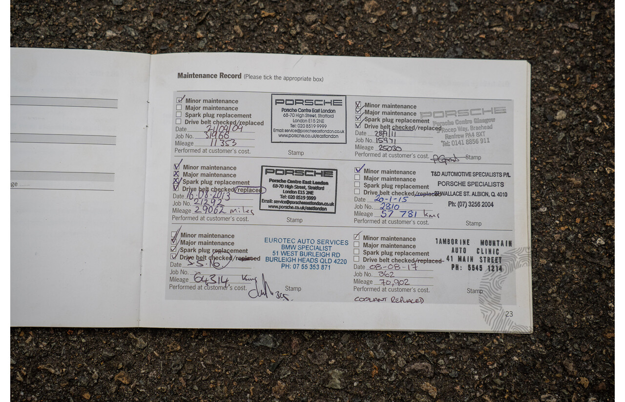 2007 Porsche 911 Carrera 4 S 997 (AWD) 2d Cabriolet Carrara White 3.8L - 12/13 Personal Import