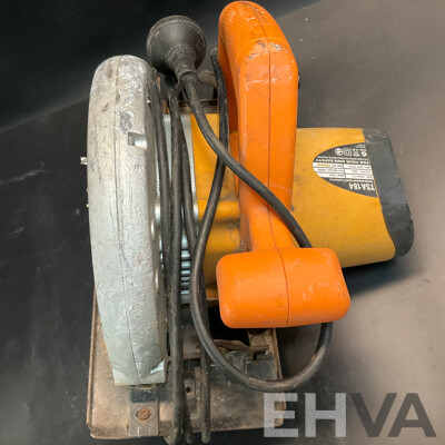 Assorted Corded Electric Tools Included 184mm Circular Saw, Sander and More - Lot of Five