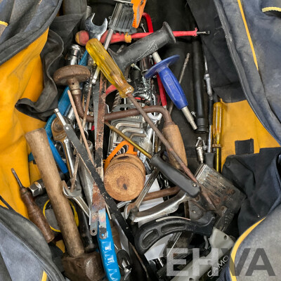 Bulk Lot - Assorted of Hand Tools with Ozito Cordless Drill Driver