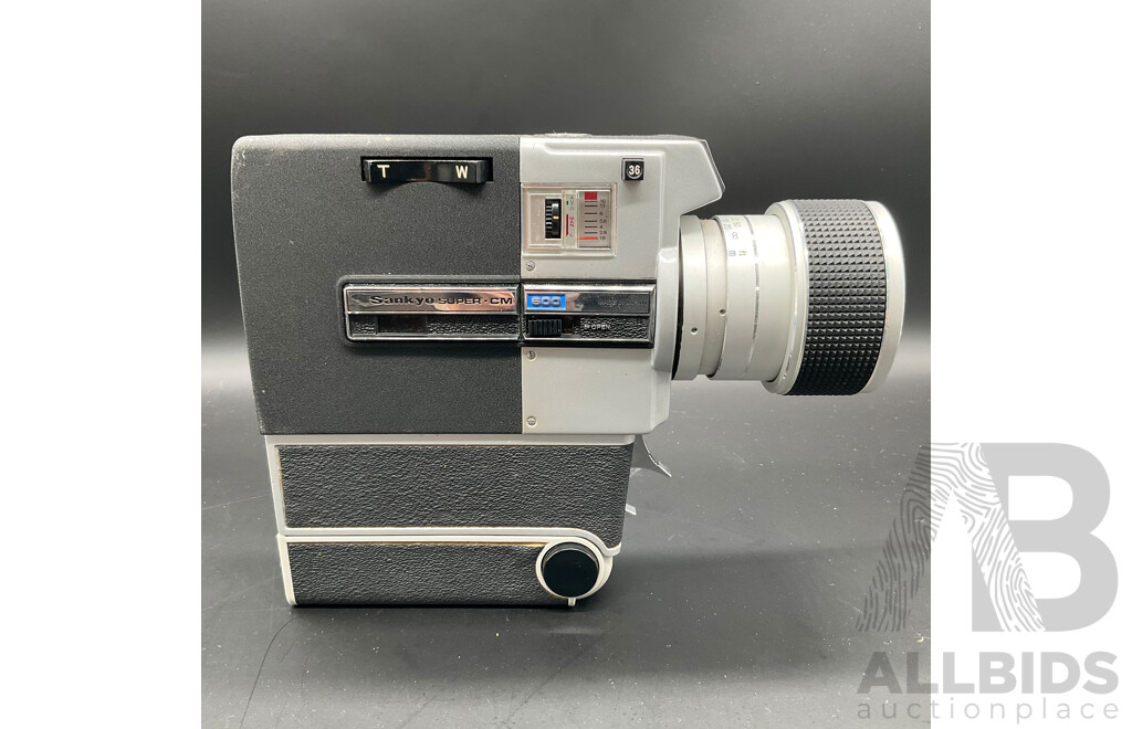 Vintage Sankyo Super Cm 600 Video Camera
