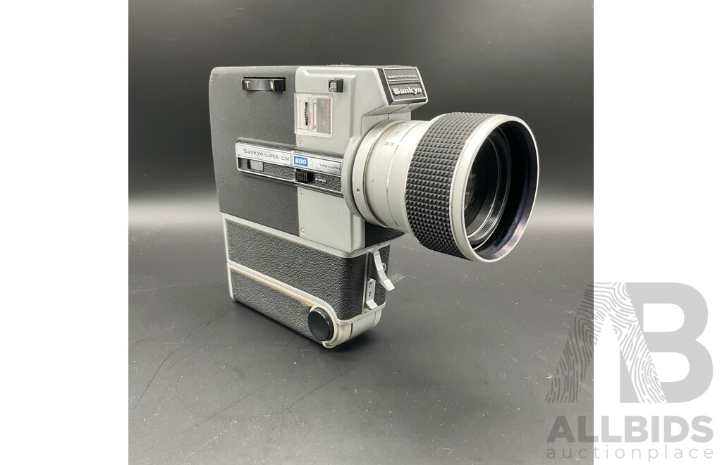 Vintage Sankyo Super Cm 600 Video Camera