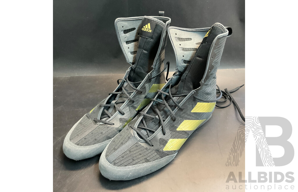 Adidas Boxing Shoes Size US12 & Assorted Boxing Equipment & Personal Gym Items