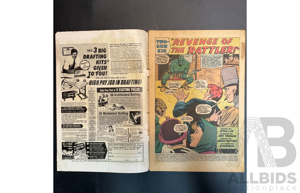 1973 TWO-GUN KID #113 the Revenge of the Rattler Comic Books