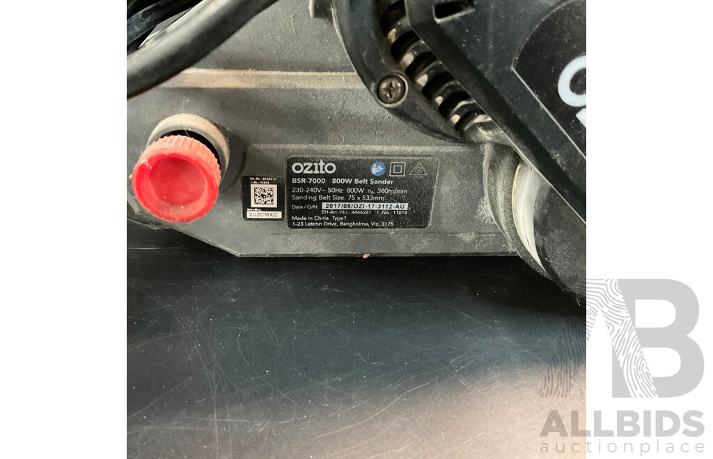 Assorted Corded Electric Tools Included 184mm Circular Saw, Sander and More - Lot of Five