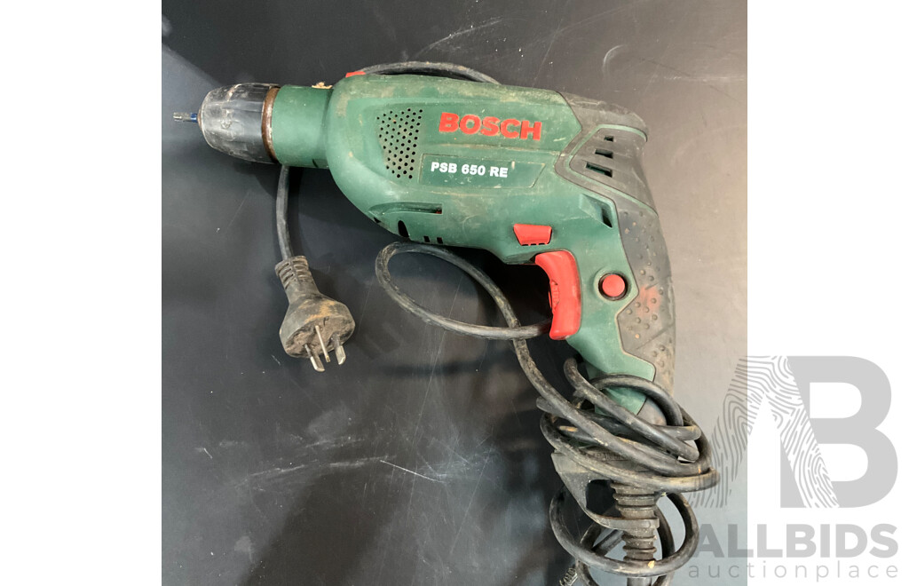 Assorted Corded Electric Tools Included 184mm Circular Saw, Sander and More - Lot of Five