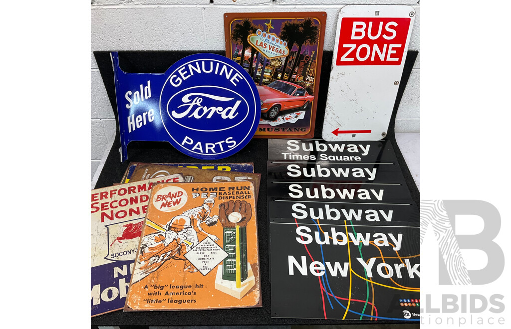 Collection of Assorted Roadside & Traffic Signs