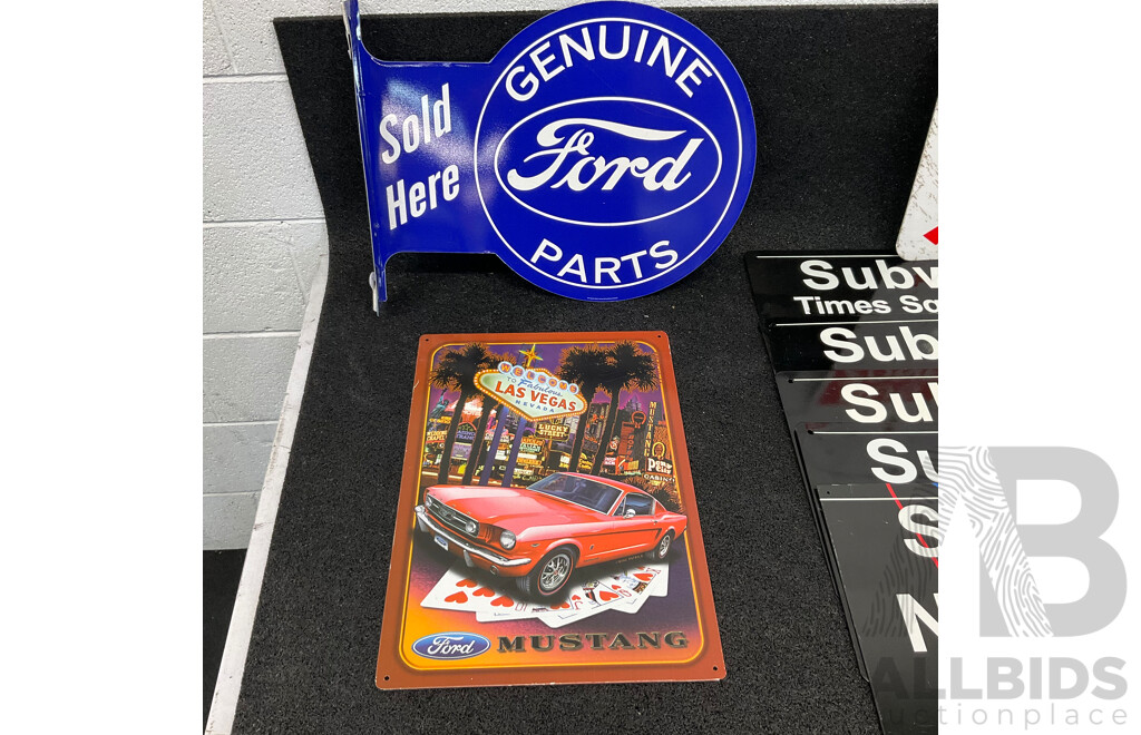 Collection of Assorted Roadside & Traffic Signs