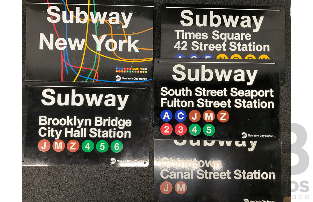 Collection of Assorted Roadside & Traffic Signs