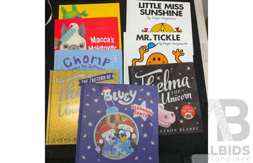 Bulk Lot - Assorted Kids Books - Includes Mother Goose Rhymes, Do Not Open This Book , Disney Princess Series and More