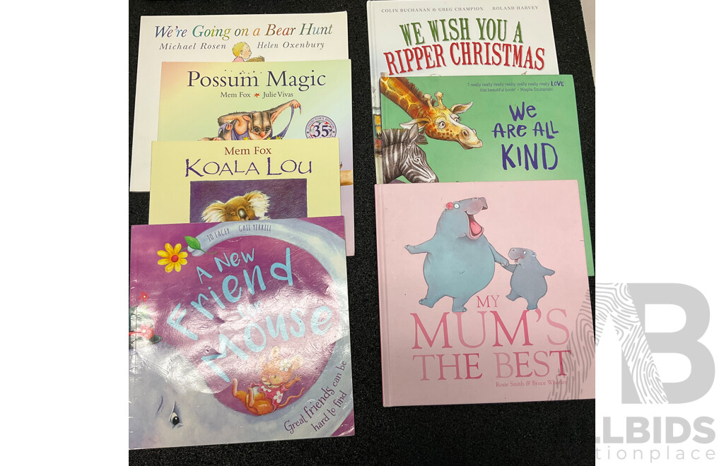 Bulk Lot - Assorted Kids Books - Includes Mother Goose Rhymes, Do Not Open This Book , Disney Princess Series and More