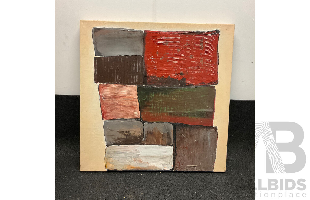 2003 Afterwards Hill End Textured Abstract Painting by Van Langenberg - Acrylic on Canvas