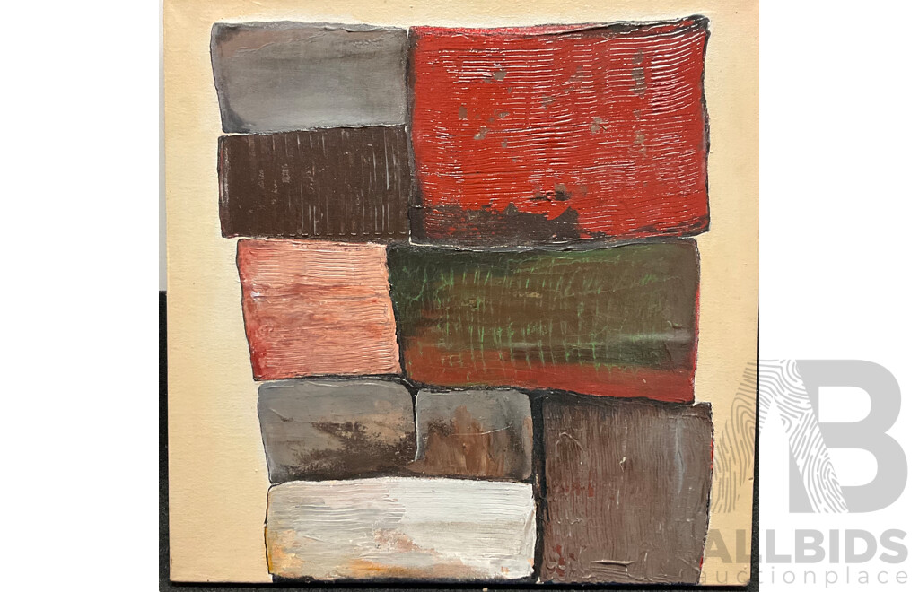 2003 Afterwards Hill End Textured Abstract Painting by Van Langenberg - Acrylic on Canvas