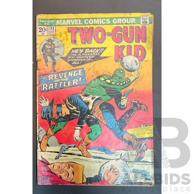 1973 TWO-GUN KID #113 the Revenge of the Rattler Comic Books