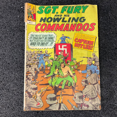 1979 SGT.Fury and His Howling Commandos Comic Book #3 - Australia Edition