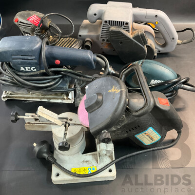 Assorted Corded Electric Sander/Sharpener - Lot of Five