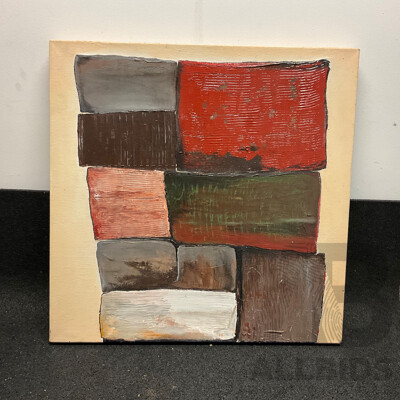 2003 Afterwards Hill End Textured Abstract Painting by Van Langenberg - Acrylic on Canvas