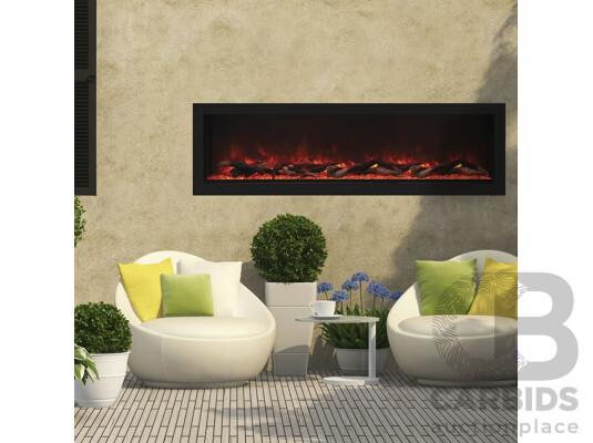 1660512 · Remii 55 Inch Deep Indoor Built-In Electric Fireplaces (102755-DE )