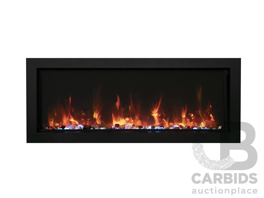 1660516 · Amantii Panorama BI Extra Slim Smart Electric Fireplace (BI-60-XTRASLIM) - ORP $3,629.00