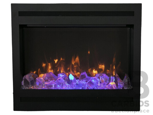 Amantii 34'' Wall Mount Electric Fireplace (WM-FM-34-4423-BG)