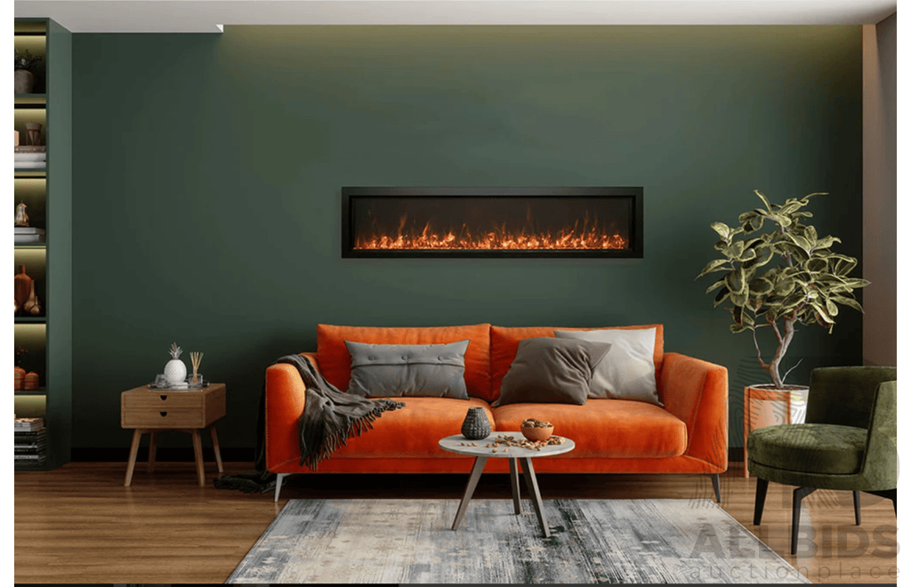 Amantii 50'' BI EXTRA SLIM Electric Fireplace (BI-50-XTRASLIM) - ORP$2,919