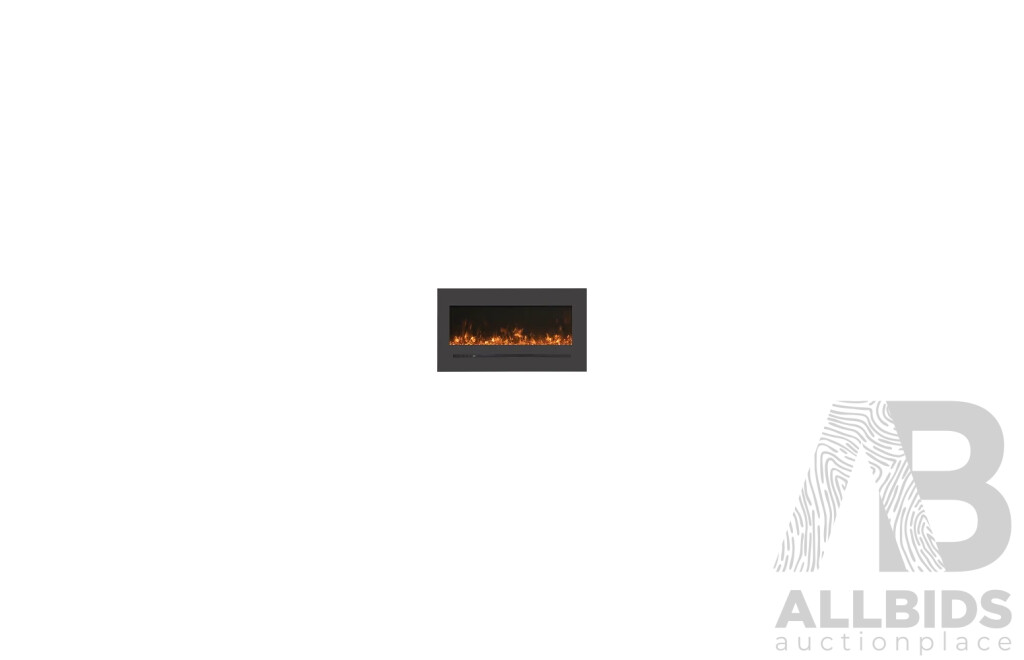 Amantii 34'' Linear Electric Fireplace (WM-FML-34-4023-STL) - ORP$2699