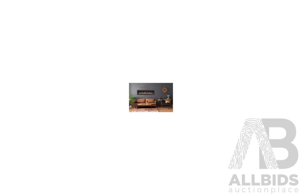 Amantii 34'' Linear Electric Fireplace (WM-FML-34-4023-STL) - ORP$2699