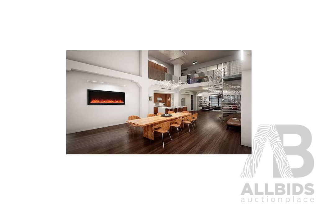 Remii Extra Slim 65-Inch Indoor Built-in Electric Fireplace.(102765-XS)