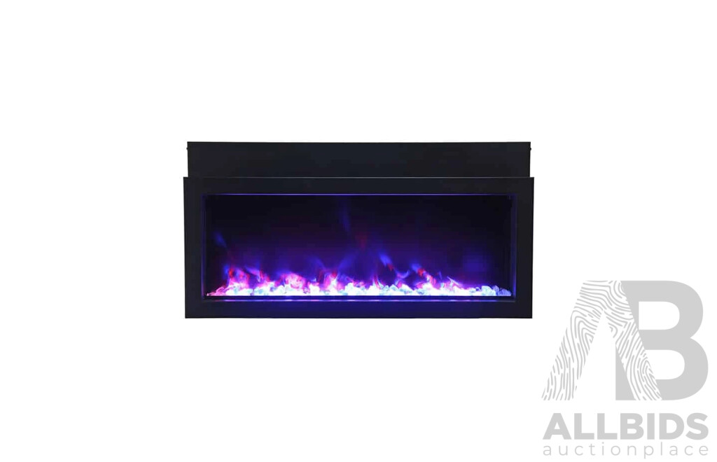 Amantii Panorama 30'' BI Extra Slim Electric Fireplace (BI-30-XTRASLIM) 